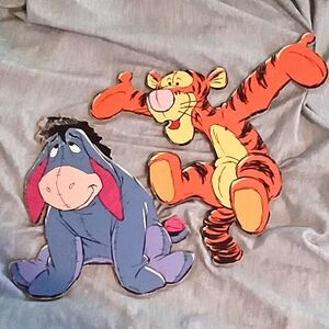 Eeyore & Tigger Vintage Charpente Wall Hangings Set